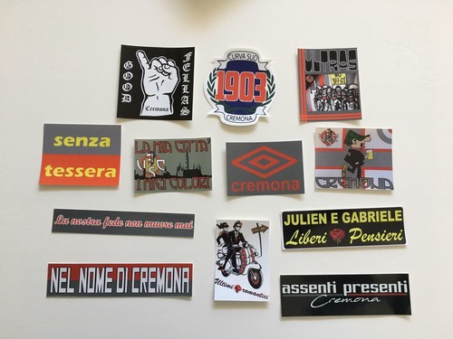 Cremonese adesivi ultras - adesivi,