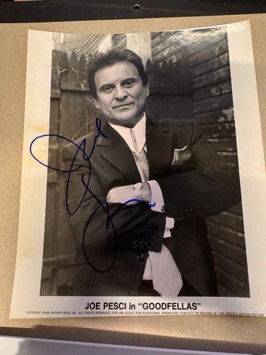 Foto firmata joe pesci - firmata,